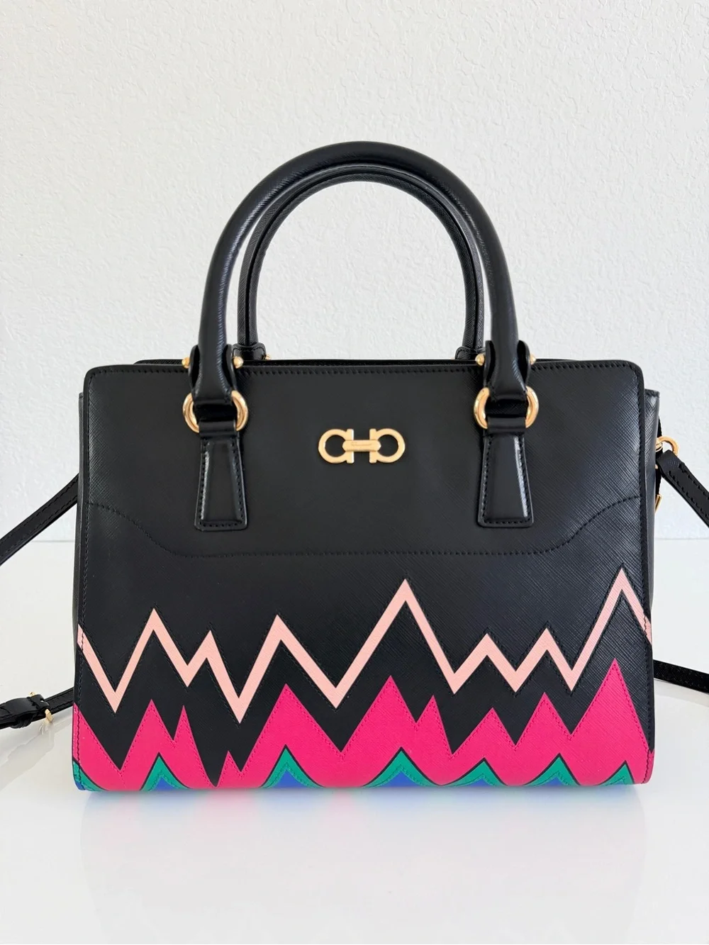 Salvatore Ferragamo Saffiano tote bag